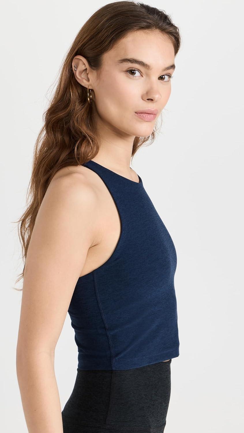 imageBeyond Yoga Womens Spacedye Refocus Cropped TankNocturnal Navy