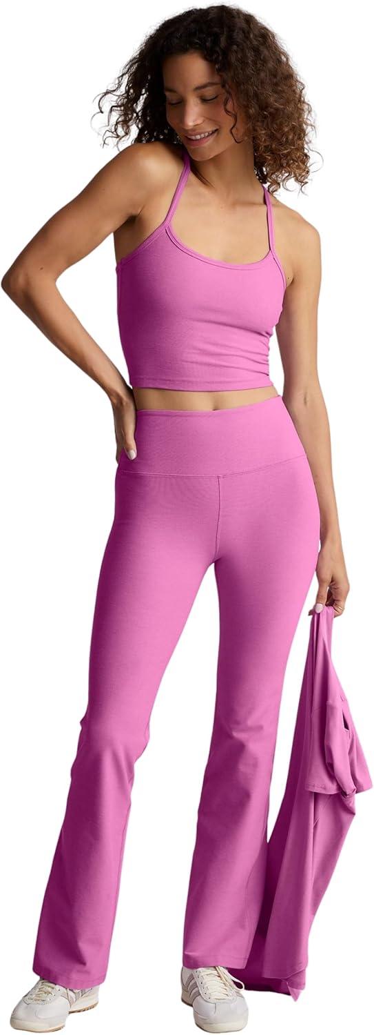 imageBeyond Yoga Womens Spacedye Refocus Cropped TankSunset Violet Heather