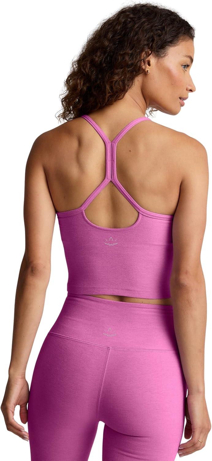 imageBeyond Yoga Womens Spacedye Refocus Cropped TankSunset Violet Heather