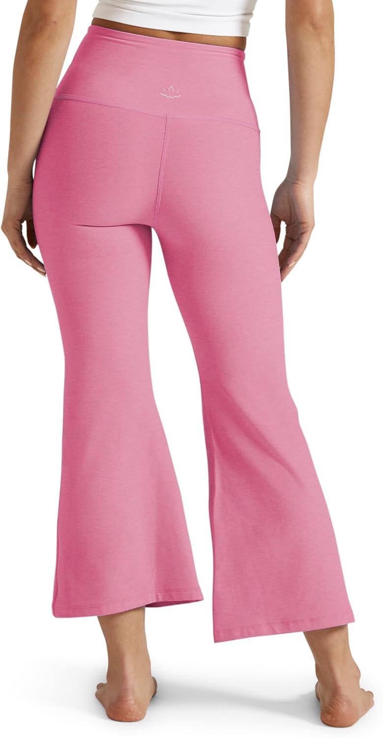 imageBeyond Yoga Womens Spacedye Retro Cropped PantsPink Bloom Heather