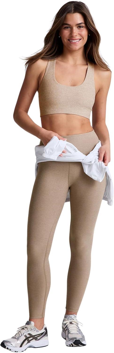 imageBeyond Yoga Womens Spacedye Simplicity Medium Support BraSand Swept Heather