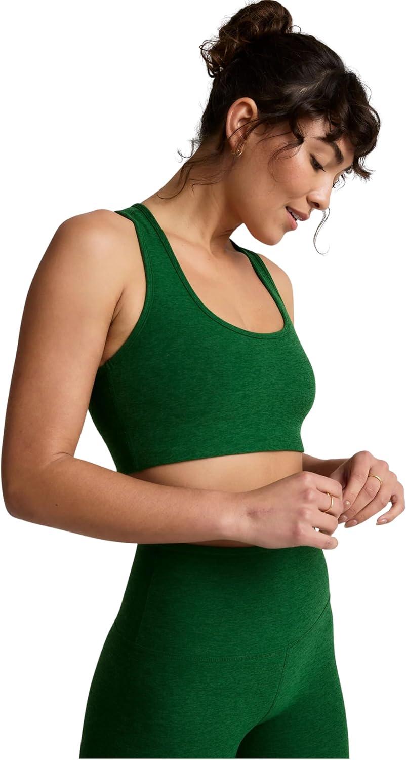 imageBeyond Yoga Womens Spacedye Simplicity Medium Support BraSummer Thyme Green Heather