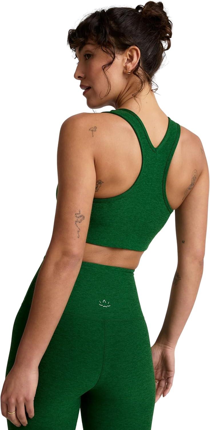 imageBeyond Yoga Womens Spacedye Simplicity Medium Support BraSummer Thyme Green Heather
