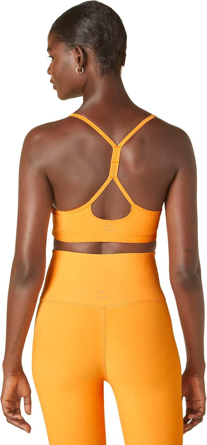 imageBeyond Yoga Womens Spacedye Slim Racerback BraMango Pop Heather