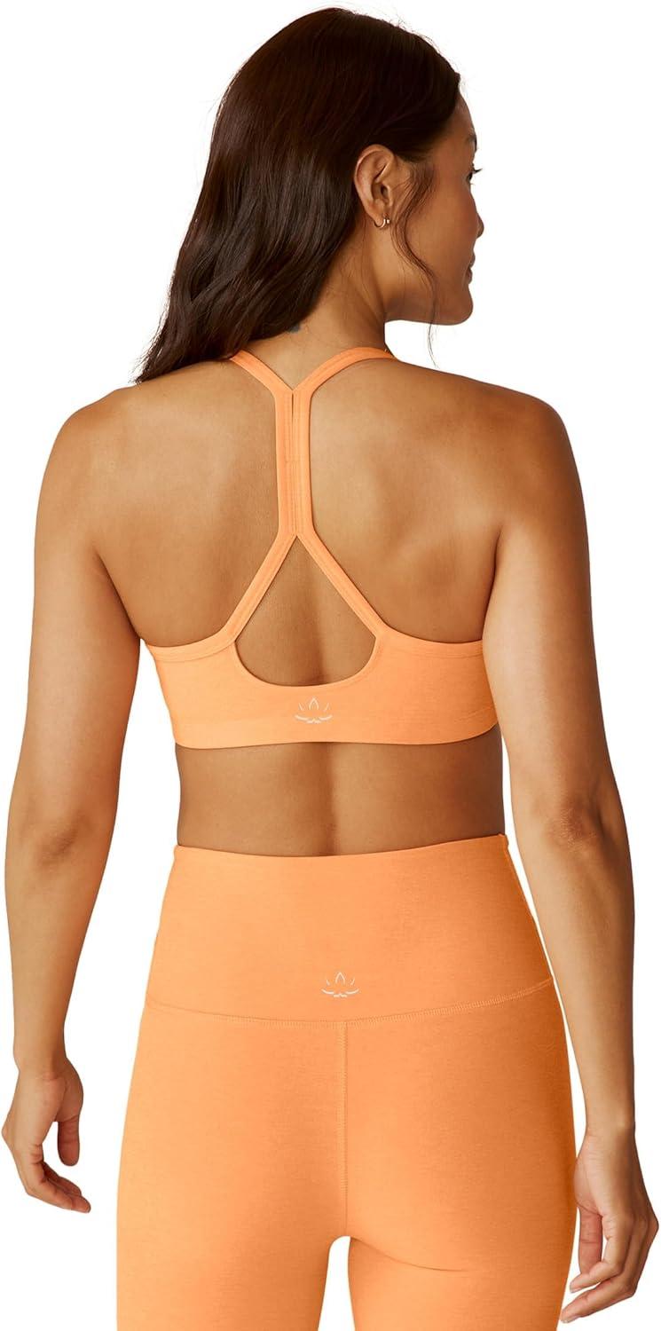 imageBeyond Yoga Womens Spacedye Slim Racerback BraMarmalade Heather