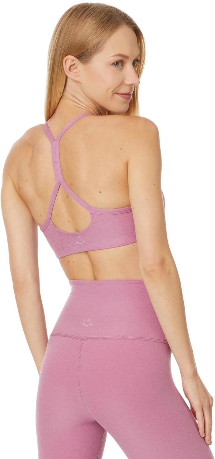 imageBeyond Yoga Womens Spacedye Slim Racerback BraOrchid Blossom Heather