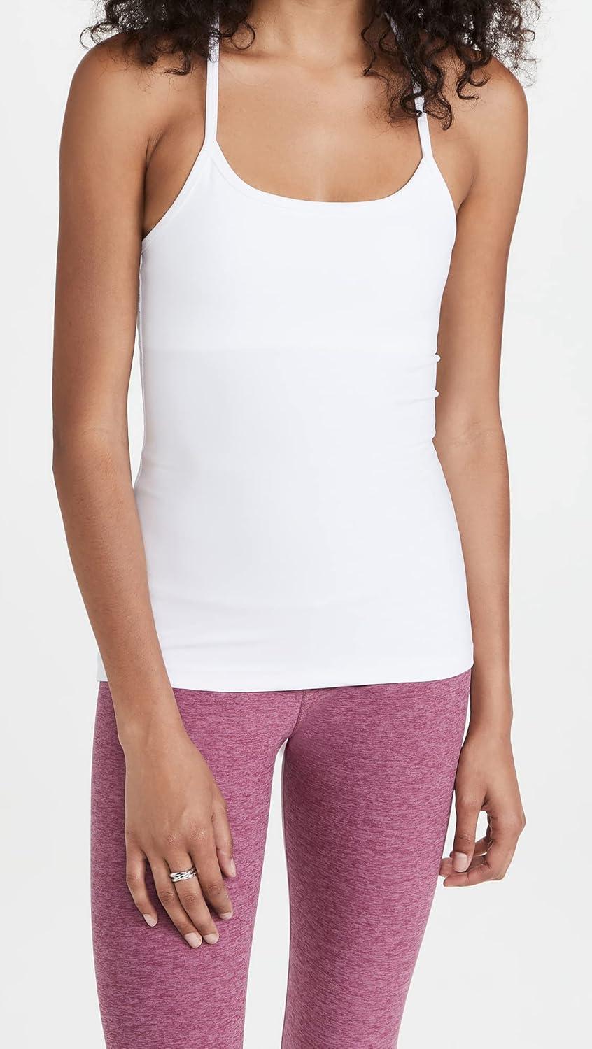 imageBeyond Yoga Womens Spacedye Slim Racerback CamiCloud White