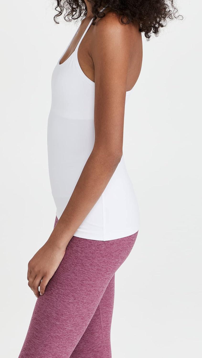 imageBeyond Yoga Womens Spacedye Slim Racerback CamiCloud White