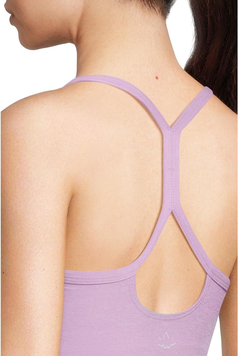 imageBeyond Yoga Womens Spacedye Slim Racerback Cropped TankLilac Petal Heather