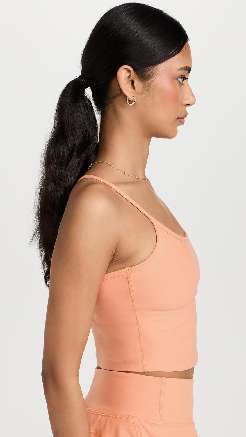 imageBeyond Yoga Womens Spacedye Slim Racerback Cropped TankMarmalade Heather