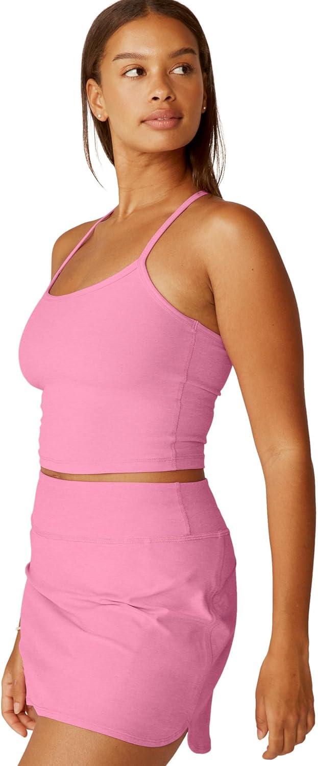 imageBeyond Yoga Womens Spacedye Slim Racerback Cropped TankPink Bloom Heather