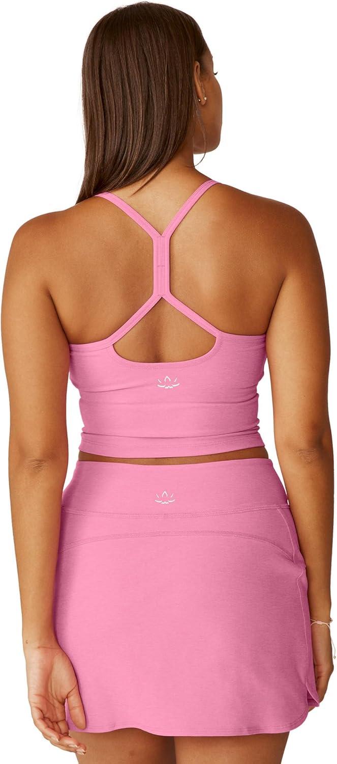 imageBeyond Yoga Womens Spacedye Slim Racerback Cropped TankPink Bloom Heather