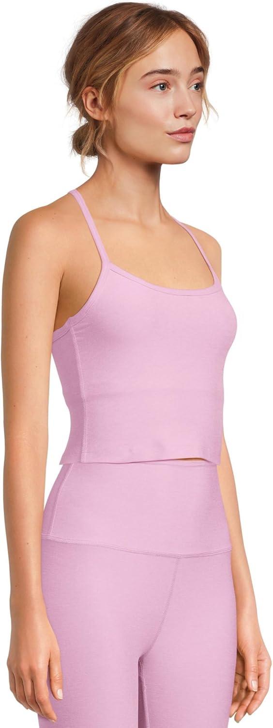 imageBeyond Yoga Womens Spacedye Slim Racerback Cropped TankPink Haze Heather