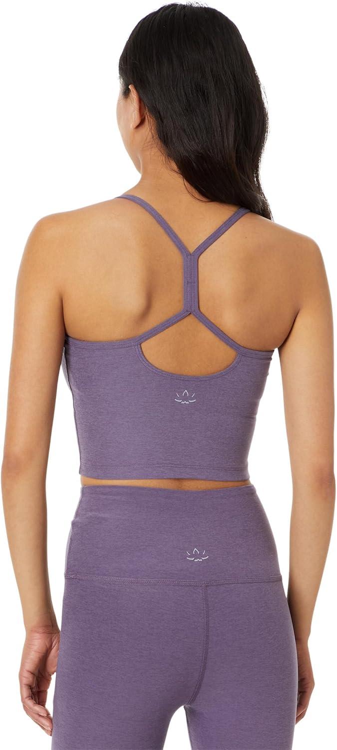 imageBeyond Yoga Womens Spacedye Slim Racerback Cropped TankPurple Haze Heather