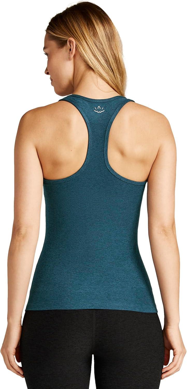imageBeyond Yoga Womens Spacedye Step Up Racerback TankBlue Gem Heather