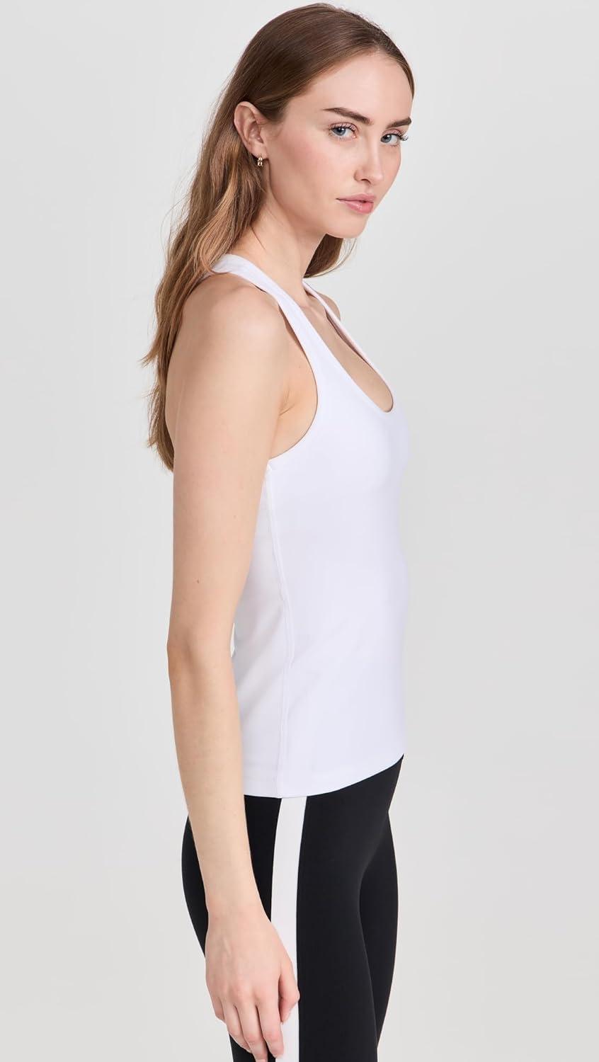 imageBeyond Yoga Womens Spacedye Step Up Racerback TankCloud White