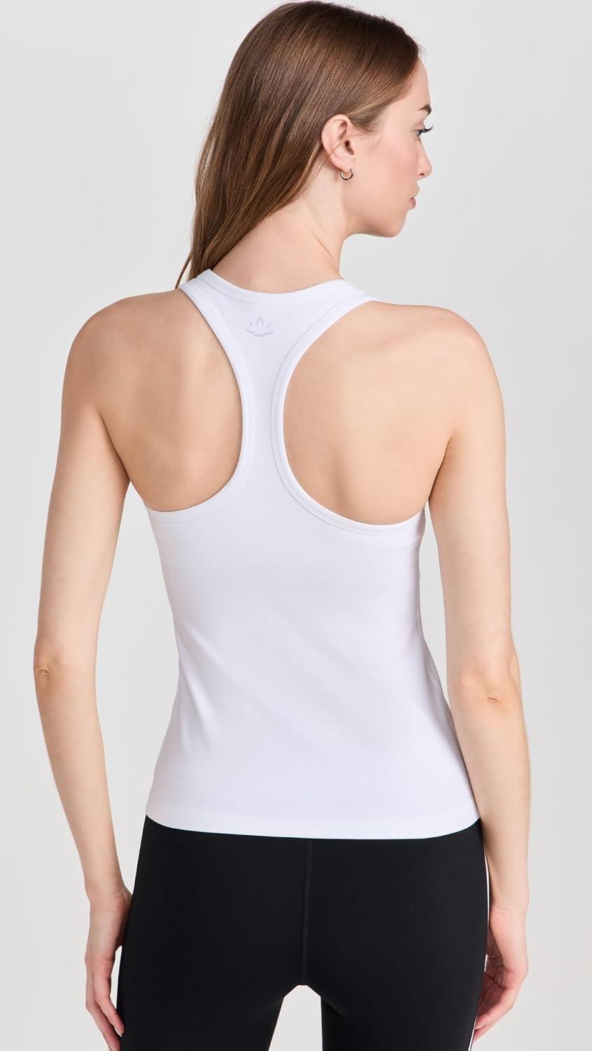 imageBeyond Yoga Womens Spacedye Step Up Racerback TankCloud White