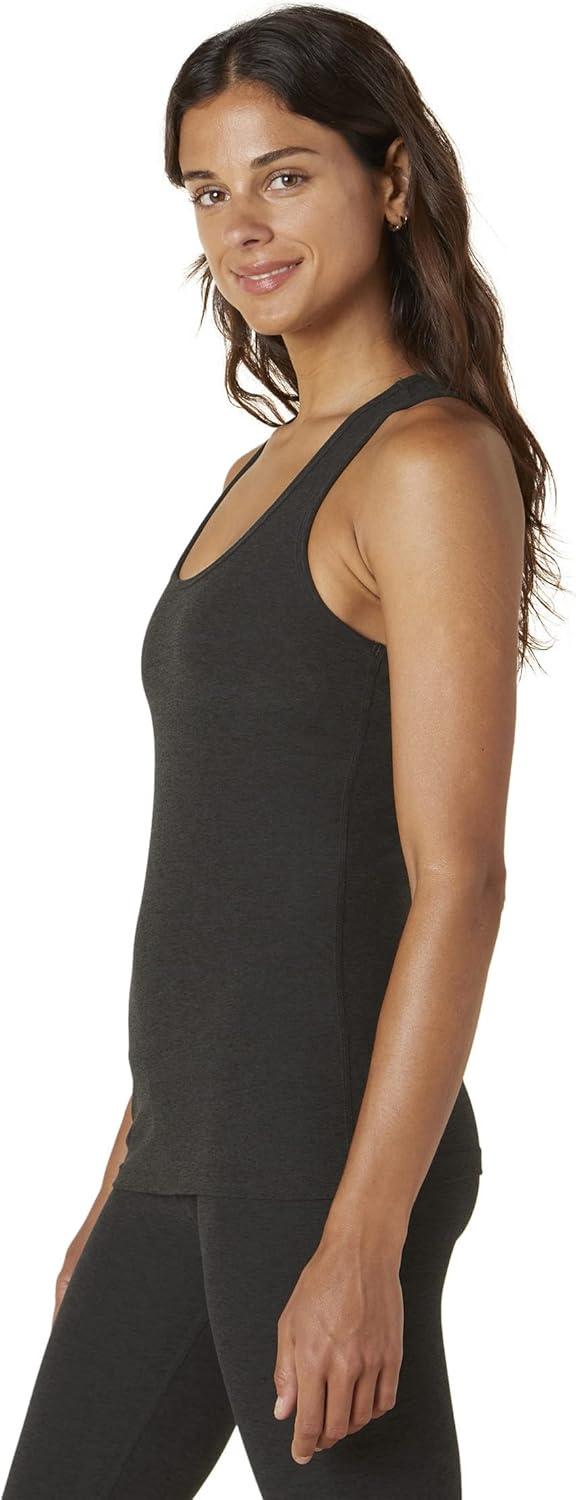 imageBeyond Yoga Womens Spacedye Step Up Racerback TankDarkest Night