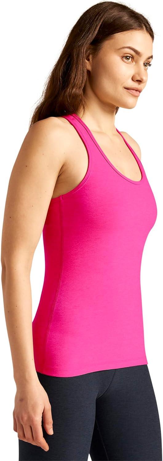 imageBeyond Yoga Womens Spacedye Step Up Racerback TankPink Punch Heather