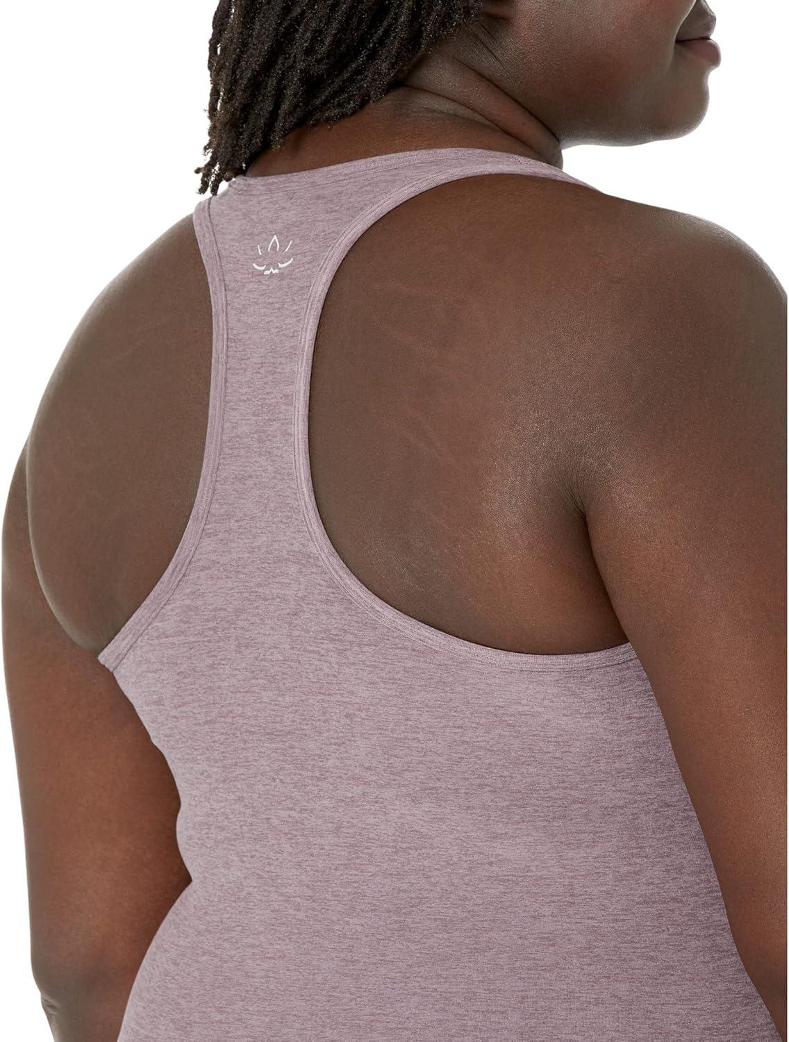 imageBeyond Yoga Womens Spacedye Step Up Racerback TankSilverberry Heather