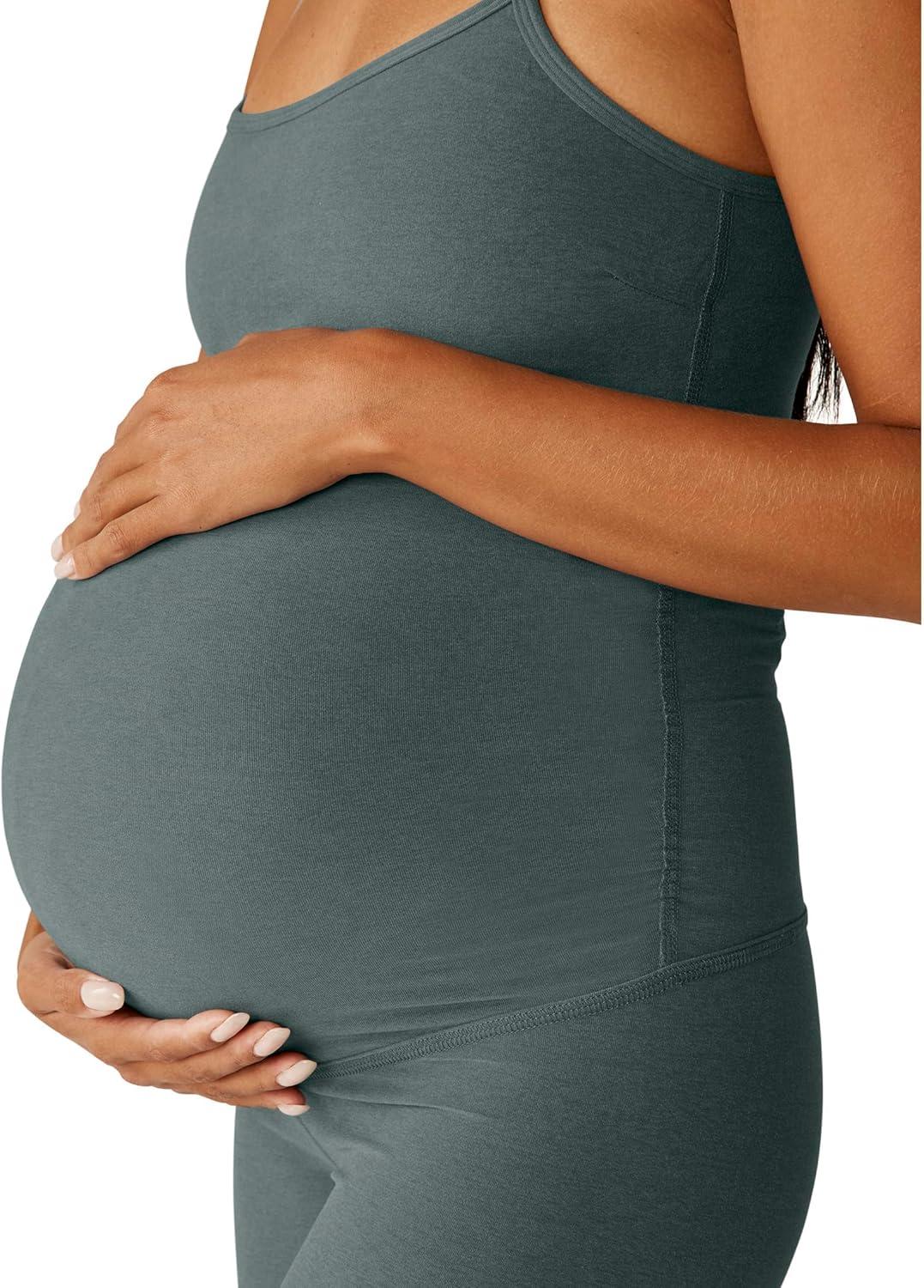 imageBeyond Yoga Womens Spacedye Uplevel Maternity JumpsuitStorm Heather