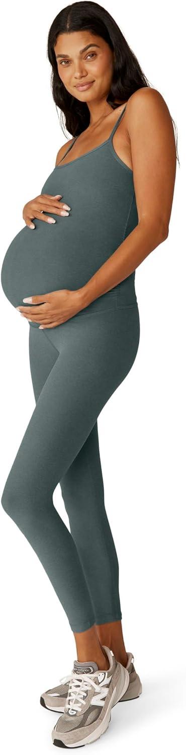 imageBeyond Yoga Womens Spacedye Uplevel Maternity JumpsuitStorm Heather