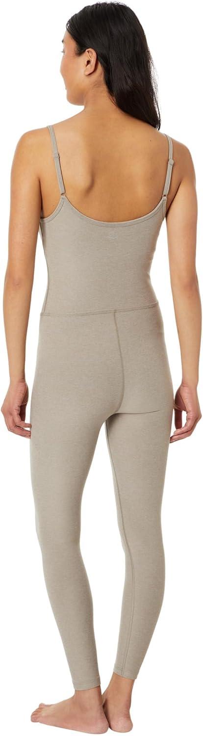 imageBeyond Yoga Womens Spacedye Uplevel Midi JumpsuitBirch Heather