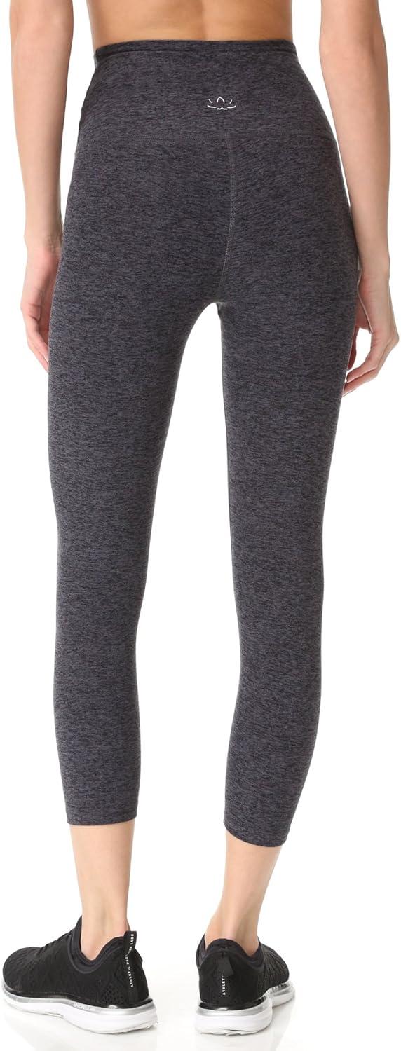 imageBeyond Yoga Womens Spacedye Walk and Talk High Waisted Capri LeggingBlack Steel