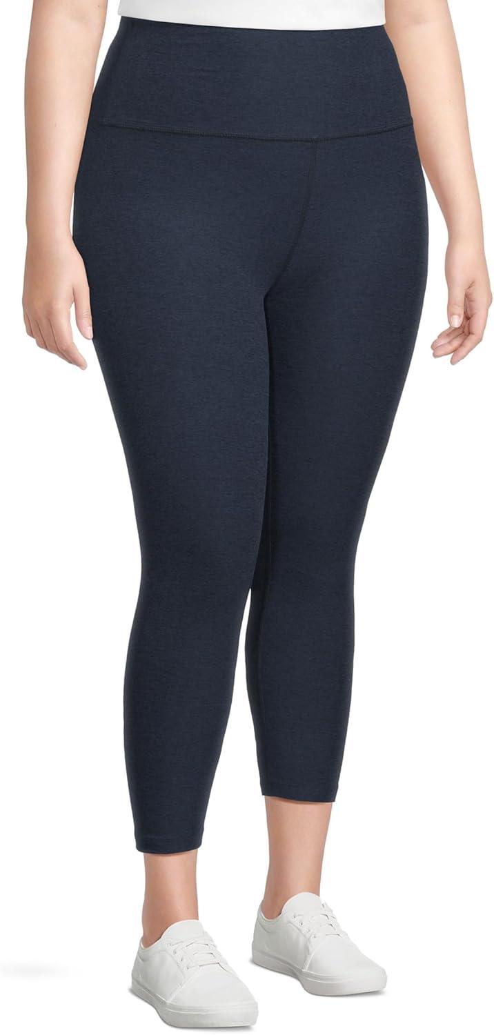 imageBeyond Yoga Womens Spacedye Walk and Talk High Waisted Capri LeggingNocturnal Navy
