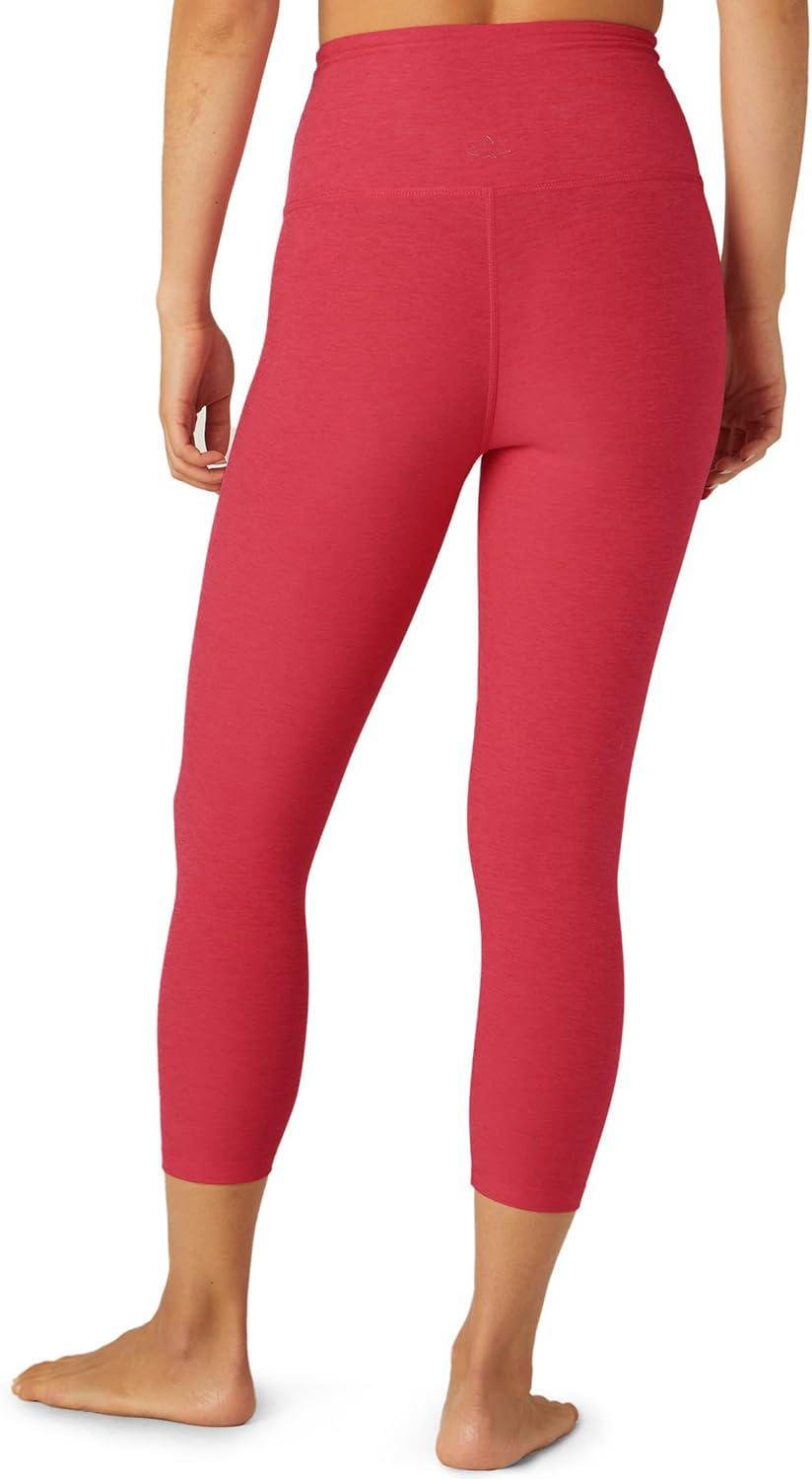 imageBeyond Yoga Womens Spacedye Walk and Talk High Waisted Capri LeggingParadise Coral Heather