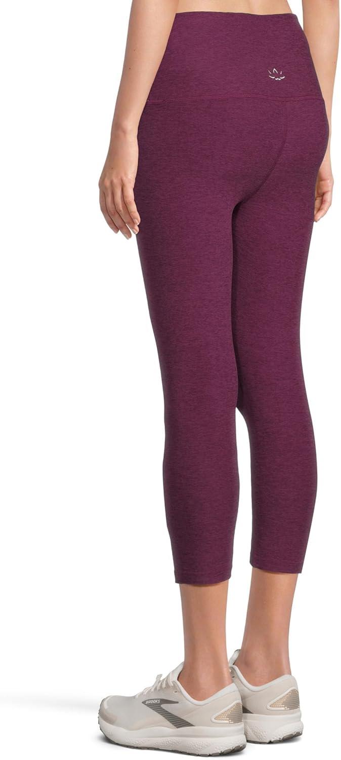 imageBeyond Yoga Womens Spacedye Walk and Talk HighWaisted Capri Leggings AubergineBeet Medium