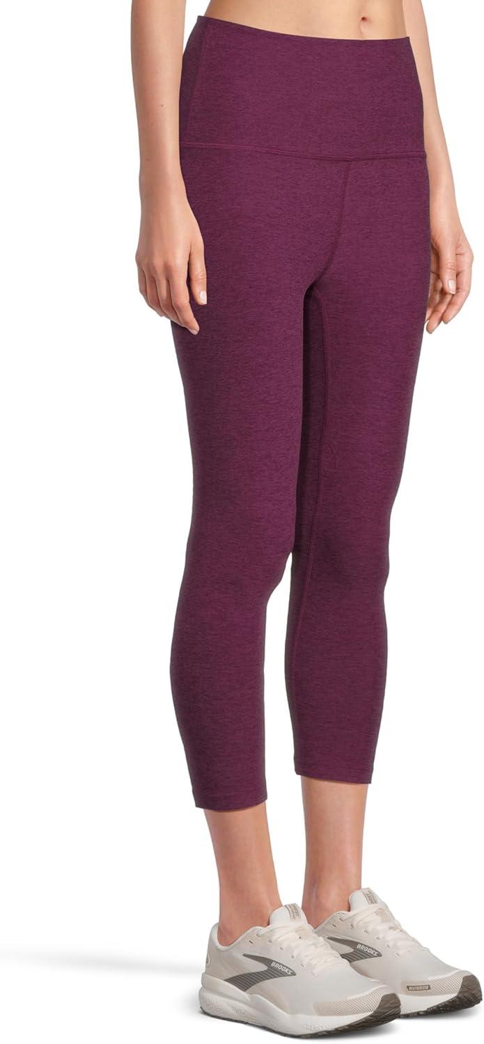imageBeyond Yoga Womens Spacedye Walk and Talk HighWaisted Capri Leggings AubergineBeet Medium