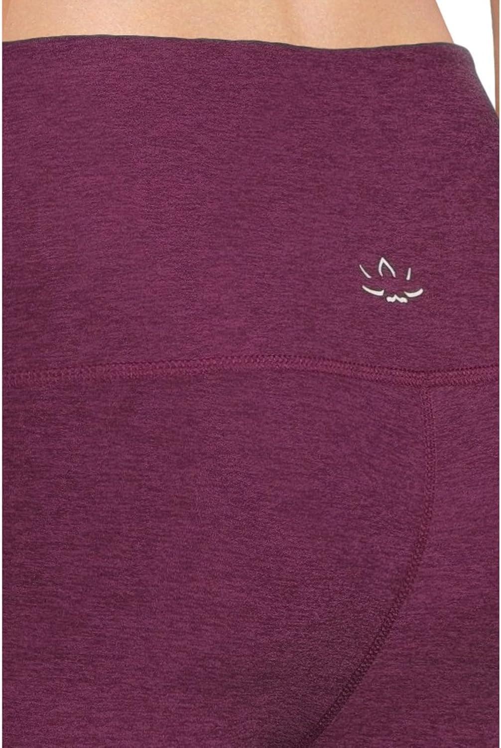 imageBeyond Yoga Womens Spacedye Walk and Talk HighWaisted Capri Leggings AubergineBeet Medium