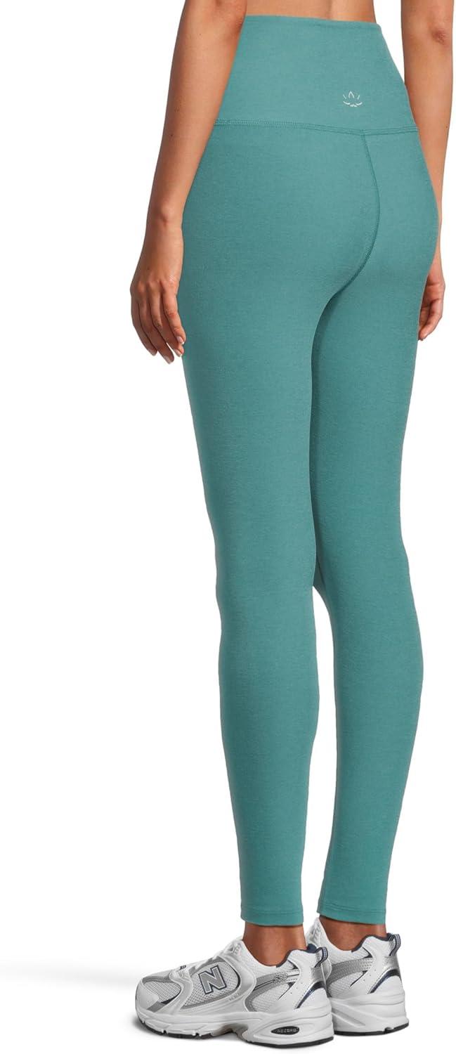 imageBeyond Yoga Womens Spacedye at Your Leisure High Waisted Midi LeggingDeep Aqua Heather