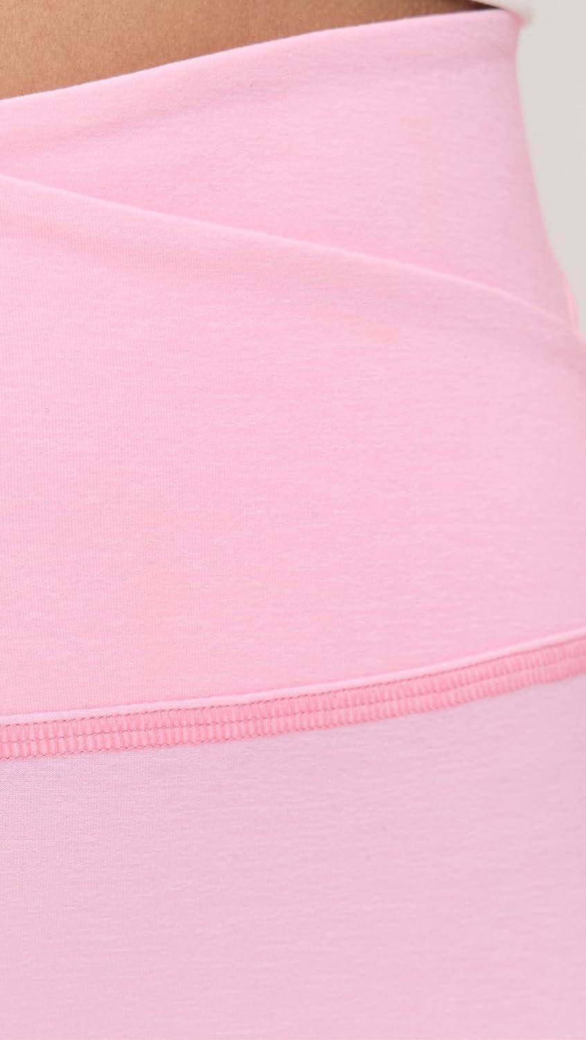 imageBeyond Yoga Womens Spacedye at Your Leisure High Waisted Midi LeggingFrosty Pink Heather