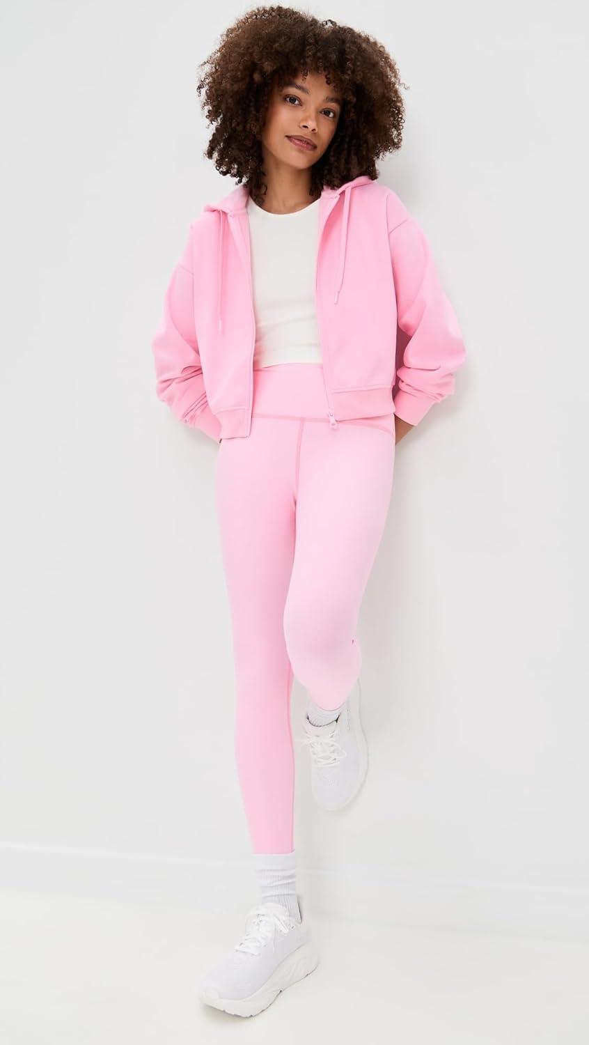 imageBeyond Yoga Womens Spacedye at Your Leisure High Waisted Midi LeggingFrosty Pink Heather