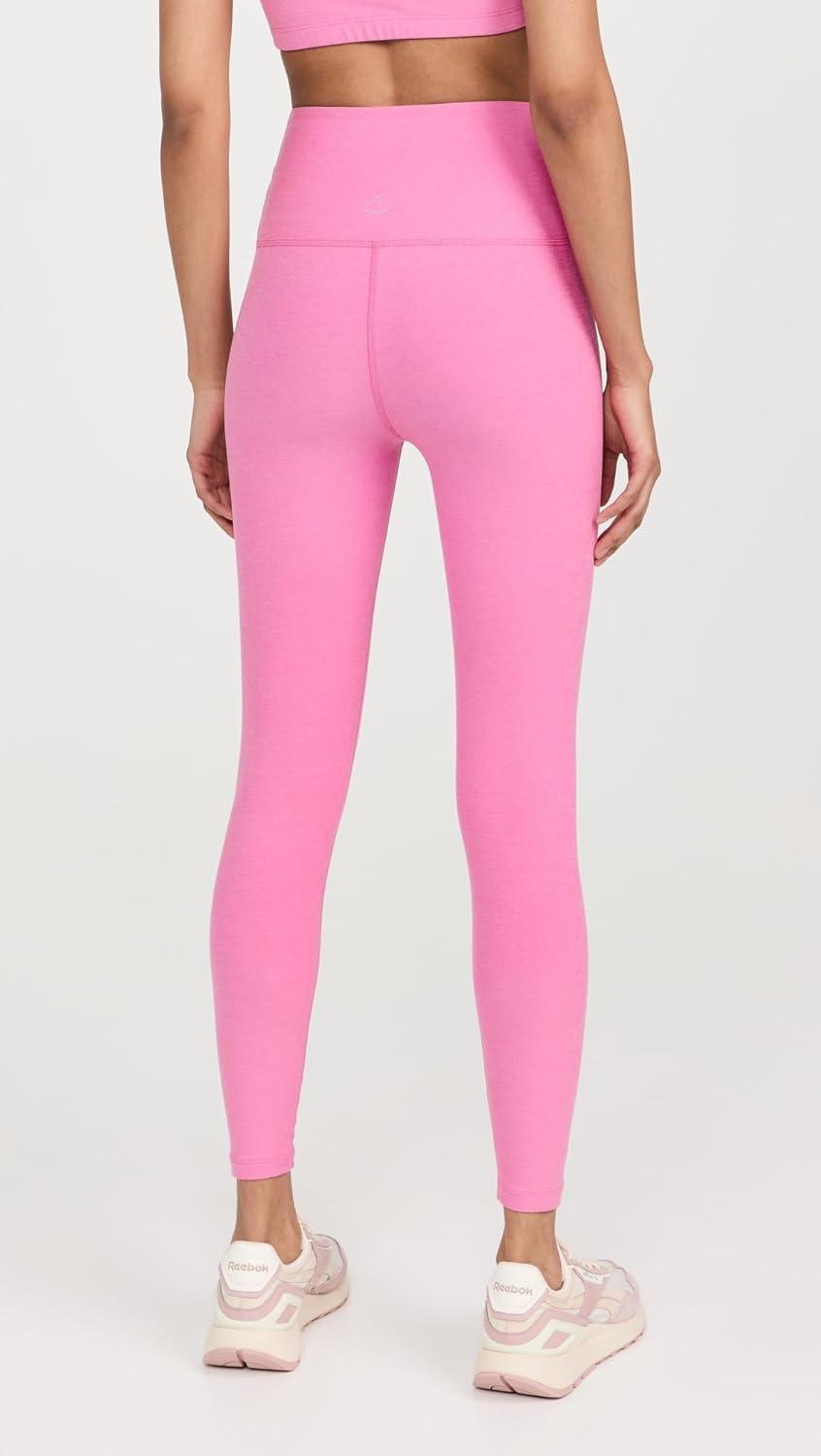 imageBeyond Yoga Womens Spacedye at Your Leisure High Waisted Midi LeggingPink Bloom Heather