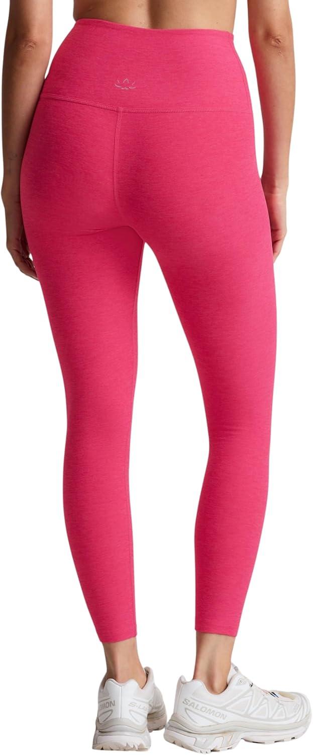 imageBeyond Yoga Womens Spacedye at Your Leisure High Waisted Midi LeggingVivid Pink Heather