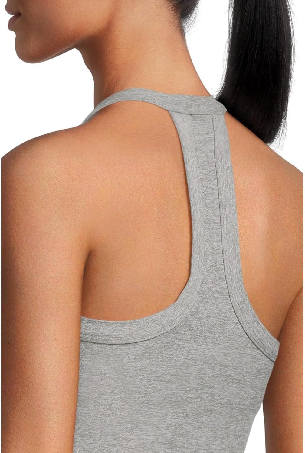 imageBeyond Yoga Womens Spacedye on The Up Cropped TankSilver Mist