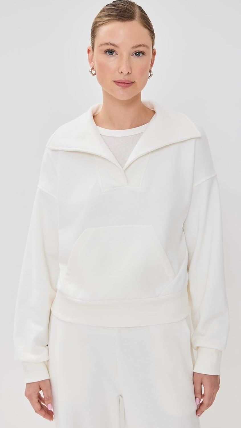 imageBeyond Yoga Womens Street Smart PulloverFresh Snow