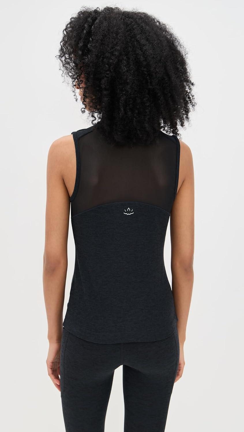 imageBeyond Yoga Womens Venice Zip Front VestDarkest Night