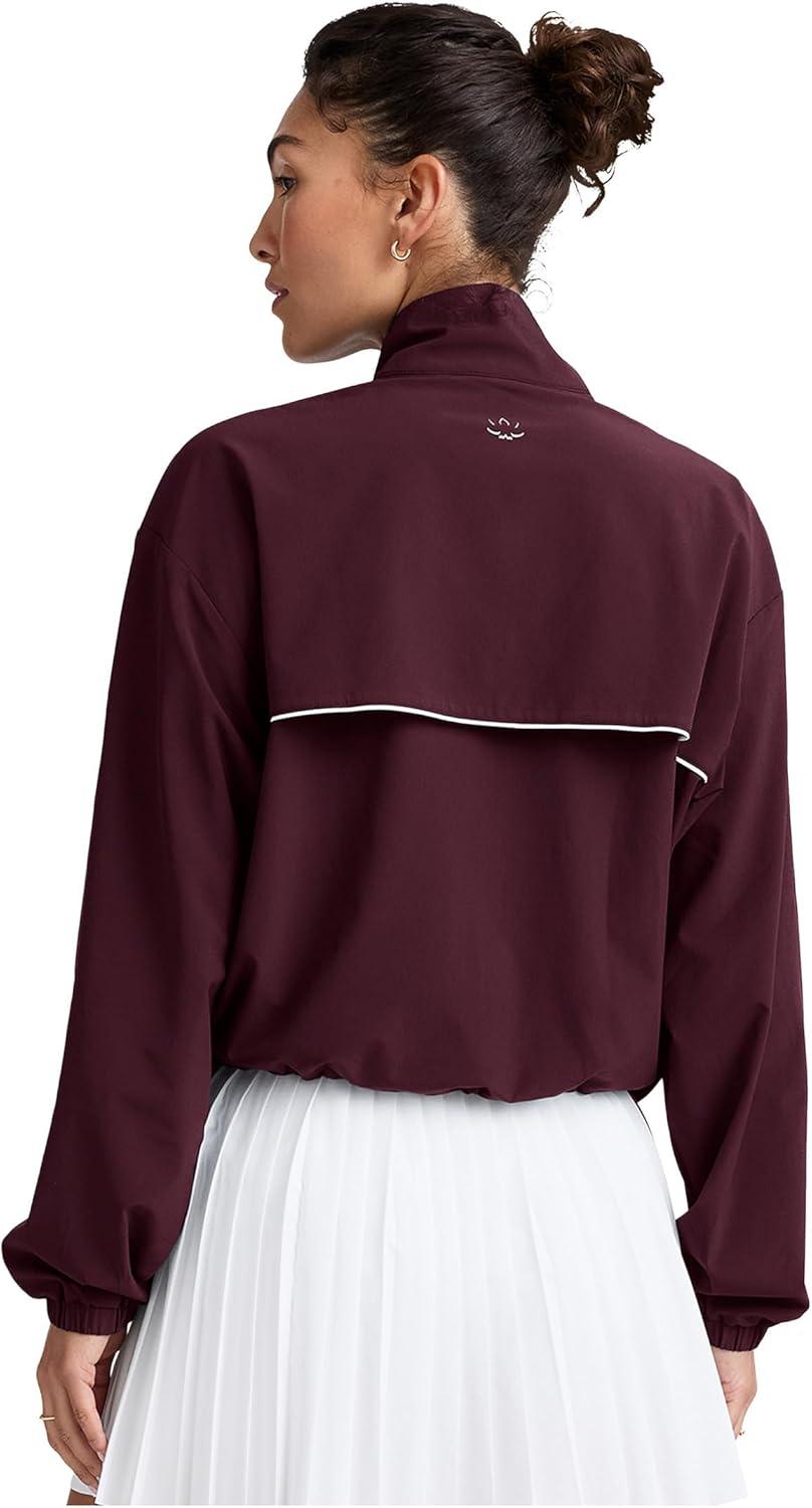 imageBeyond Yoga womens Track JacketBlack Cherry