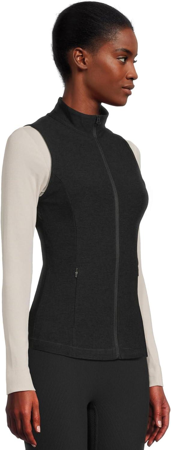 imageBeyond Yoga womens Venice Zipfront VestDarkest Night