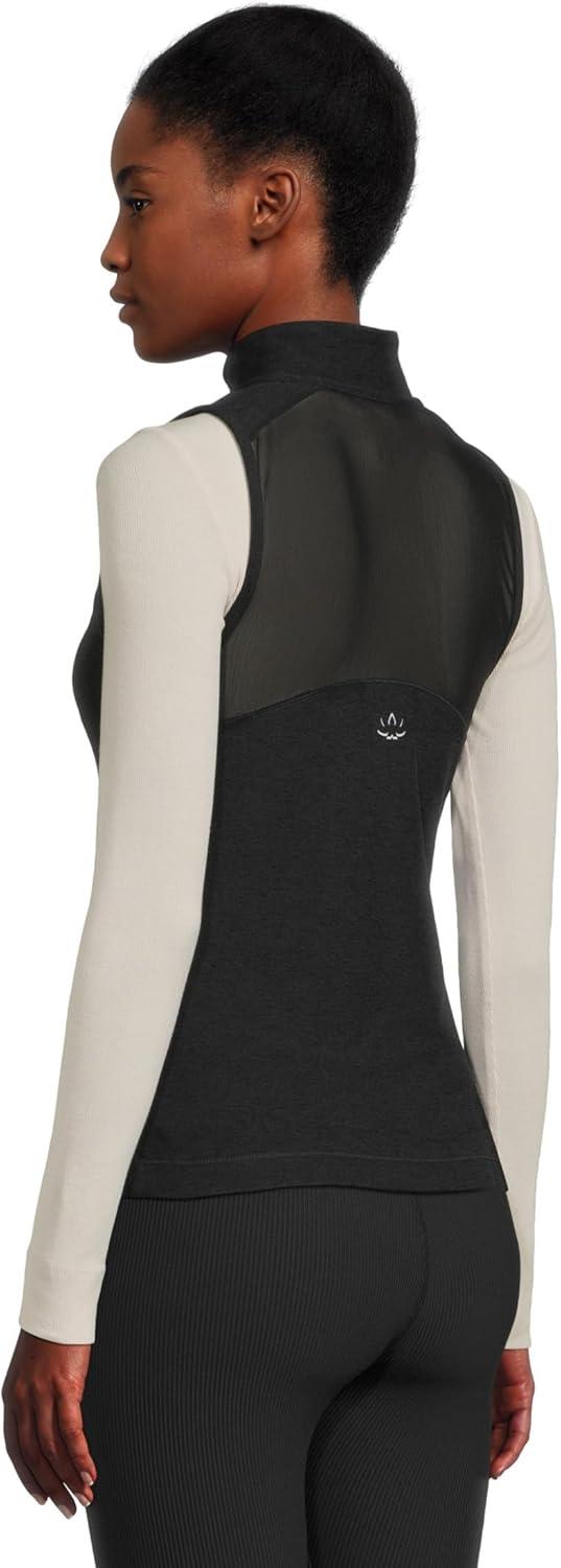 imageBeyond Yoga womens Venice Zipfront VestDarkest Night