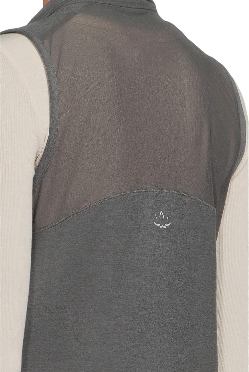 imageBeyond Yoga womens Venice Zipfront VestTrue Gray Heather