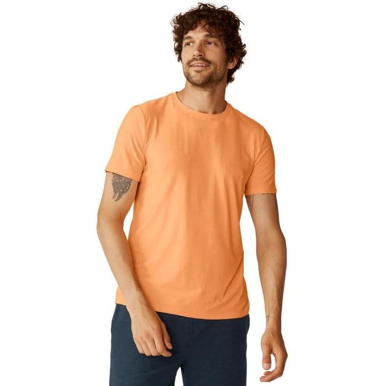 imageBeyond Yoga Mens Always Beyond Crew Tee 20Marmalade Heather