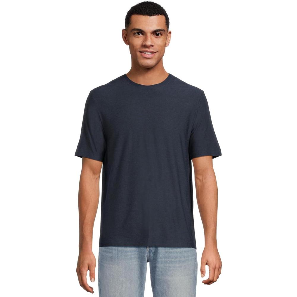 imageBeyond Yoga Mens Always Beyond Crew Tee 20Nocturnal Navy