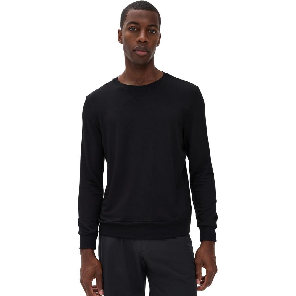 imageBeyond Yoga Mens Always Beyond Pullover CrewBlack