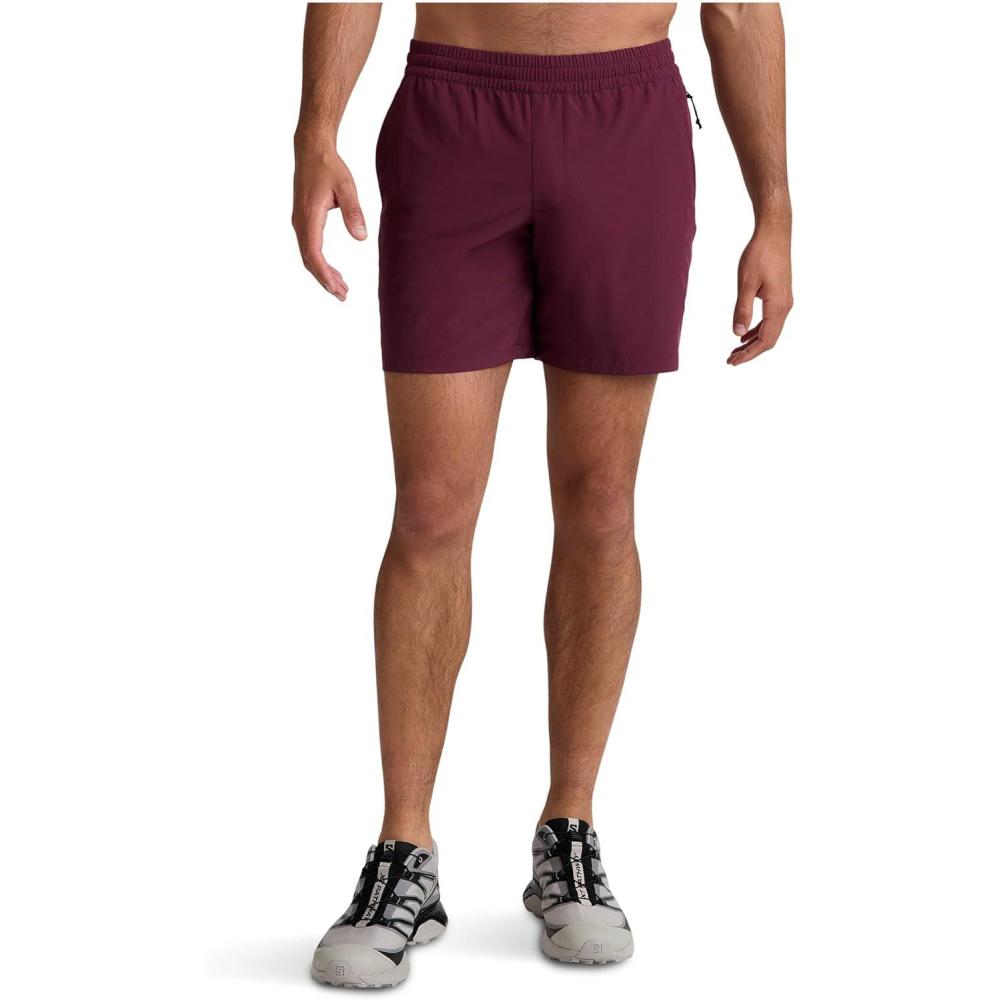 imageBeyond Yoga Mens Pivotal 20 Performance Shorts 7quotDeep Maroon