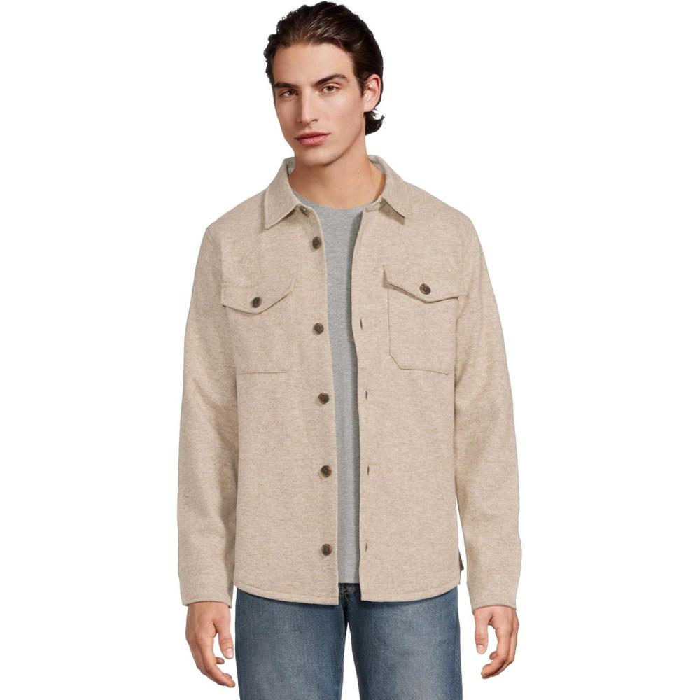 imageBeyond Yoga Mens Wool ShirtOakstone Heather